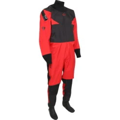 Typhoon Hypercurve 4 Back Zip Drysuit & Underfleece 11 Typhoon Hypercurve 4 Back Zip Drysuit & Underfleece -Deep Wetsuit 100179 Red Black Side.2000x2000