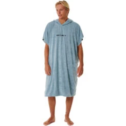 Rip Curl Mens Brand Hooded Towel Changing Robe / Poncho