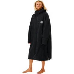 Rip Curl Surf Series Hooded Changing Robe / Poncho -Deep Wetsuit 202320Rip20Curl20Mens20Surf20Series20Hooded20Changing20Robe20Poncho20005MTO20 20Black20side.2000x2000