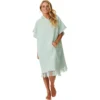 Rip Curl Womens Stonewash Hooded Towel Changing Robe / Poncho