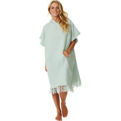 Rip Curl Womens Stonewash Hooded Towel Changing Robe / Poncho