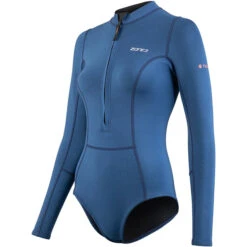 Zone3 Womens Yulex 1.5mm Front Zip Long Sleeve Swimsuit