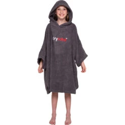 Junior Organic Cotton Hooded Towel Change Robe -Deep Wetsuit 35750 202320Dryrobe20Junior20Organic20Cotton20Hooded20Towel20Changing20Robe20Poncho20 20Slate20Grey206.2000x2000