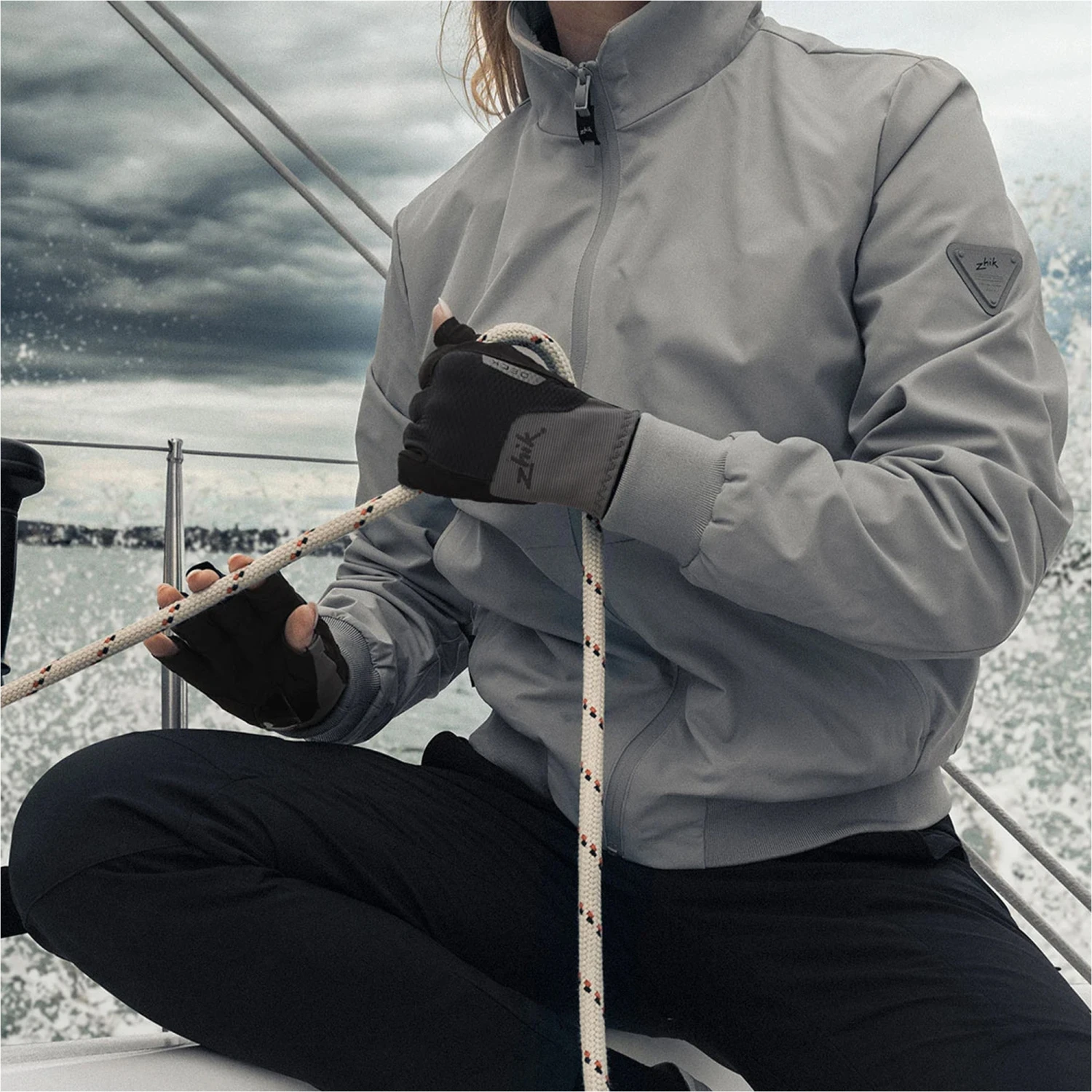 Zhik Half Finger Deck Gloves 2 Zhik Half Finger Deck Gloves - Image 2