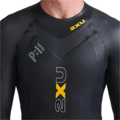 2XU Mens P:1 Propel Swim Wetsuit -Deep Wetsuit 42252 2023202XU20Mens20P120Propel20Triathlon20Wetsuit20MW4991c20 20Black20Ambition20Close20Up20120New.2000x2000