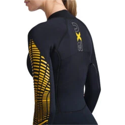 2XU Womens Propel Swim Run Wetsuit -Deep Wetsuit 42270 2023202XU20Womens20Propel20Swim20Run20Triathlon20Wetsuit20WW5480c20 20Black20Ambition20New20Back20Close20Up.2000x2000