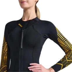 2XU Womens Propel Swim Run Wetsuit -Deep Wetsuit 42270 2023202XU20Womens20Propel20Swim20Run20Triathlon20Wetsuit20WW5480c20 20Black20Ambition20New20Front20Close20Up.2000x2000
