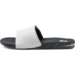 Reef Mens Fanning Slider Flip Flops -Deep Wetsuit 42647 202320Reef20Mens20Fanning20Slide20Flip20Flops20CI585620 20Grey20White20main20correct20side20320correct201.2000x2000