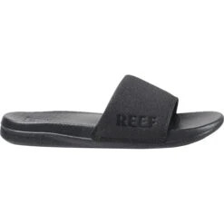 Reef Womens One Slider Flip Flops -Deep Wetsuit 42687 202320Reef20Womens20One20Slide20Flip20Flop20CJ017420 20Black20Right20Side.2000x2000