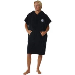 Rip Curl Mens Logo Hooded Towel Changing Robe / Poncho -Deep Wetsuit 44664 202320Rip20Curl20Mens20Logo20Hooded20Towel20Changing20RobePoncho2000GMTO20 20Black204.2000x2000
