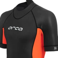 ORCA Mens Vitalis Back Zip Open Water Swim Shorty Wetsuit -Deep Wetsuit 44985 202320Orca20Mens20Vitalis20Shorty20Openwater20Wetsuit20NN2Y020 20Black20Close20Up.2000x2000