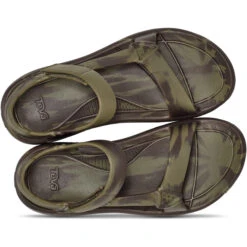 Teva Mens Hurricane Drift Huemix Sandals -Deep Wetsuit 45260 202320Teva20Mens20Hurricane20Drift20Huemix20Sandals20113541020 20Olive20Swirl20front.2000x2000