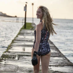 Zone3 Womens OWS Renew High Neck Swim Costume -Deep Wetsuit 45390 202320Zone320Womens20OWS20Renew20High20Neck20Swim20Costume20SW22WOWSN12220 20Black20Grey202022.2000x2000