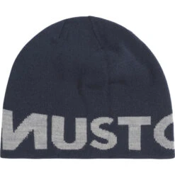 MUSTO Reversible Beanie Hat -Deep Wetsuit 45419 202320Musto20Reversible20Beanie208610220 20Grey20Melange.Navy203.2000x2000