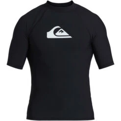 Quiksilver Mens Heater Short Sleeve Rash Vest -Deep Wetsuit 45615 202320Quiksilver20Mens20Heater20Short20Sleeve20Rash20Vest20EQYWR0323220 20Black20front.2000x2000