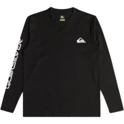 Quiksilver Mens Omni Session Long Sleeve UPF 50 Surf T-Shirt 9 Quiksilver Mens Omni Session Long Sleeve UPF 50 Surf T-Shirt -Deep Wetsuit 45624 202320Quiksilver20Mens20Omni20Session20Long20Sleeve20UPF205020Surf20T Shirt20EQYWR0334920 20Black20front.2000x2000