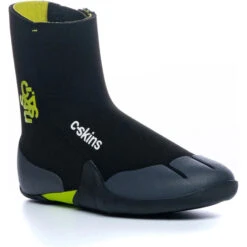 Junior Legend 5mm Zipped Round Toe Wetsuit Boots -Deep Wetsuit 45721 202320C Skins20Junior20Legend205mm20Zipped20Neoprene20Wetsuit20Boots20C BOLE5JZ20 20Black2020Flash20Green2020Charcoal204.2000x2000