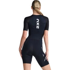 2XU Womens Aero Sleeved Trisuit -Deep Wetsuit 45789 2023202XU20Aero20Sleeved20Trisuit20WT6431d20 20Black20White203.2000x2000