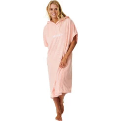 Rip Curl Womens Classic Surf Hooded Towel Changing Robe / Poncho -Deep Wetsuit 45870 202320Rip20Curl20Womens20Classic20Surf20Hooded20Towel20Changing20Robe2020Poncho2000ZWTO20 20Peach204.2000x2000