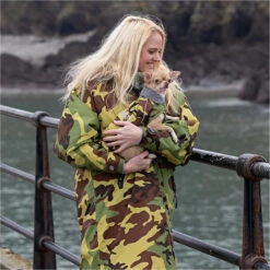 Advance Long Sleeve Change Robe And Dog Robe -Deep Wetsuit 46411 202320Dryrobe20Dog20Robe20DRDR120 20Camo20Grey20LS.2000x2000