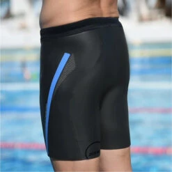 Zone3 Mens 5/3mm The Originals Buoyancy Shorts -Deep Wetsuit Zone3 Mens The Originals Buoyancy Shorts NA18MBSO101 Black Blue 3.2000x2000